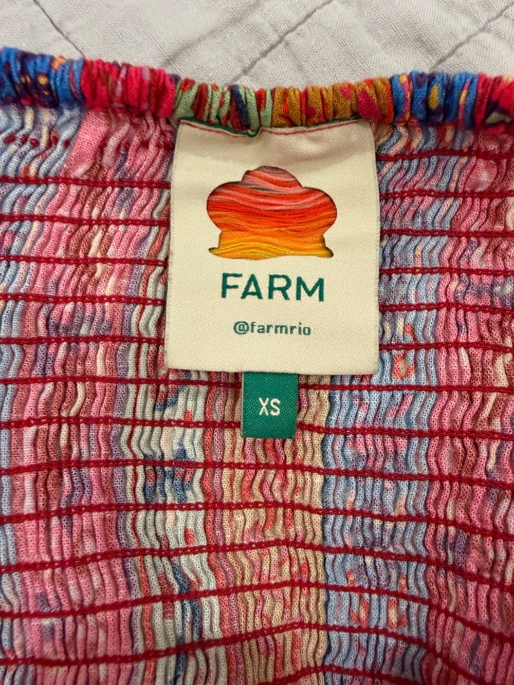 Farm Rio Mini Patch Print Dress - Picture 2 of 3